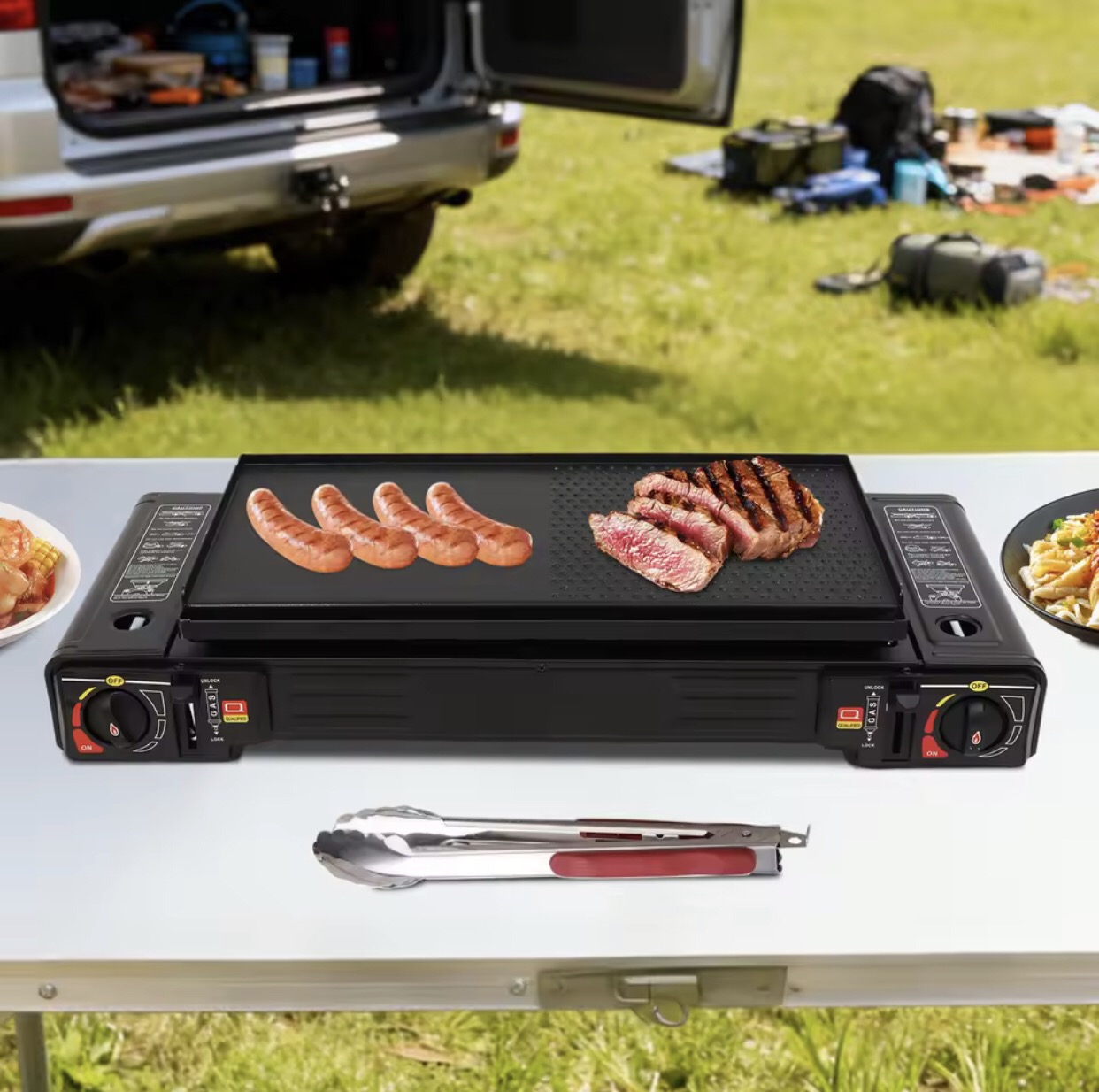 2 BURNERS PORTABLE CAMPING